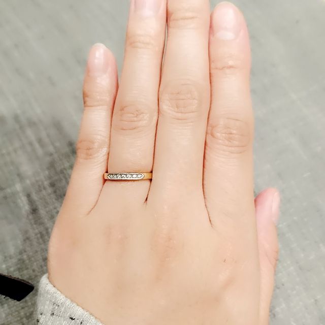 【ENUOVE(イノーヴェ)の口コミ】 人と違うものがほしくて、ゴールドとプラチナを使用してあることと、個性…