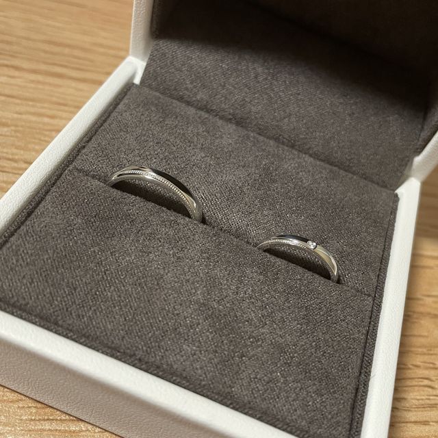 【COEUR D'OR(クゥドール)の口コミ】 最初ミル打ちのものを視野に入れていなかったのですが、主張流石ないデザ…