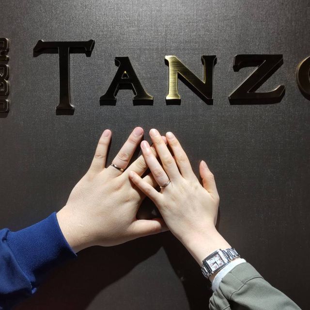 【TANZO.(鍛造指輪)の口コミ】 自分達で考えている指輪のイメージを伝えてイチからデザインを起こしてい…