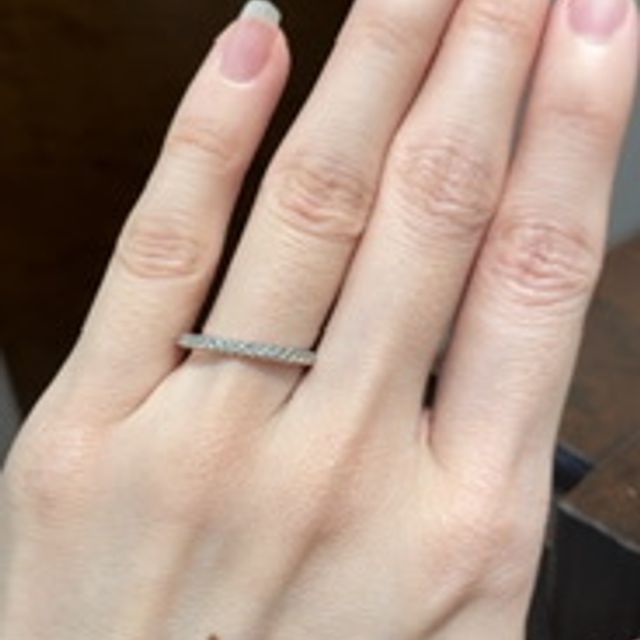 【和光ブライダルブティックギンザの口コミ】 ダイヤの数、素材等全て好きなものを選べる指輪もあるようです。シンプル…