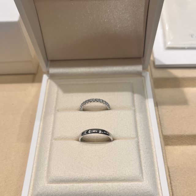 【TASAKI(タサキ)の口コミ】 私はハーフエタニティリングが良かったのですが、こちらの爪留めのタイプ(…