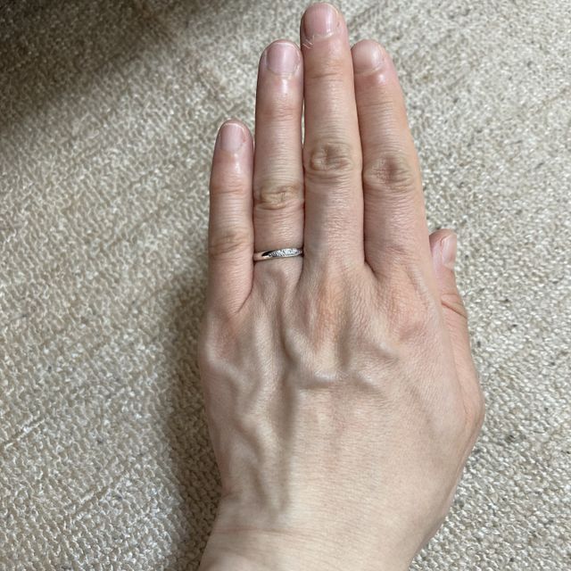 【宝寿堂(ほうじゅどう)の口コミ】 末永くつけることを思い、耐久性を考え、アドバイス頂いたプラチナにしま…