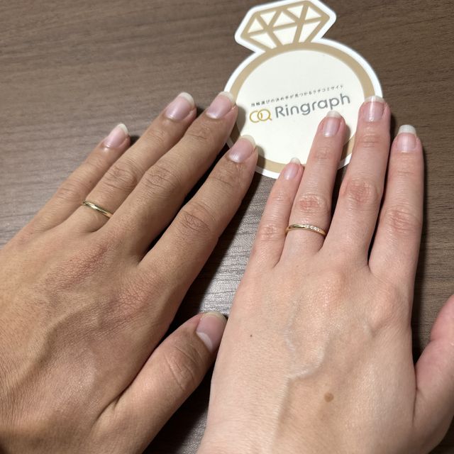 【銀座ダイヤモンドシライシの口コミ】 最初はプラチナのみんながよく着用している指輪を購入しようとしていまし…