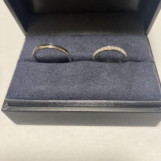 【ラザール ダイヤモンド(LAZARE DIAMOND)の口コミ】 エタニティの結婚指輪を探してました。
何個か　エタニティの指輪を試着さ…