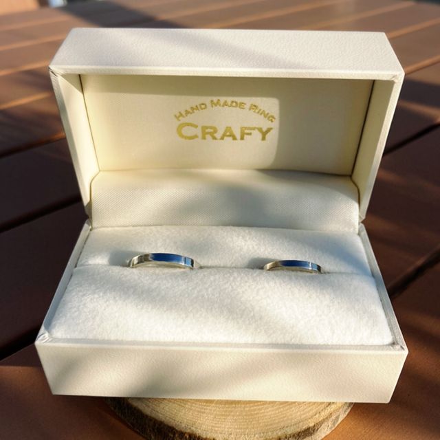 【CRAFY(クラフィ)の口コミ】 豊富な素材、デザイン、作り方があります。
お互い世界で2つだけの結婚指…