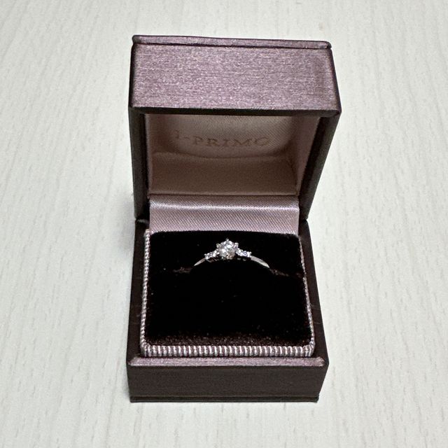 【アイプリモ(I-PRIMO)の口コミ】 D、FL、excellentの1番質の良いダイヤモンドをいただきました。デザインも…