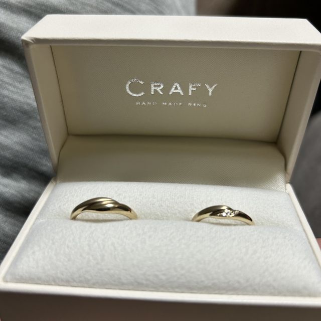 【CRAFY(クラフィ)の口コミ】 初めはシンプルな王道のプラチナで作成していただこうと思っていましたが…