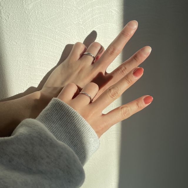 【LEGAN(レガン)の口コミ】 シンプルでかわいいデザインが良かったので、指輪にも種類が多くてすごく…