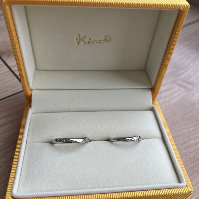 【ケイウノ ブライダル(K.UNO BRIDAL)の口コミ】 2人で紐を結んで作り上げるという過程があり、思い出に残ると思ったため、…