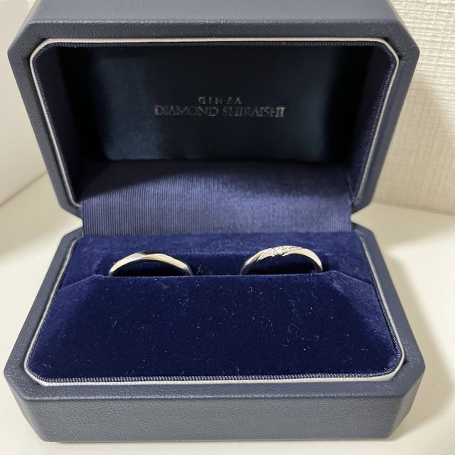 【銀座ダイヤモンドシライシの口コミ】 最初はダイヤのないシンプルなものにしようとしていましたが、イリュミテ…