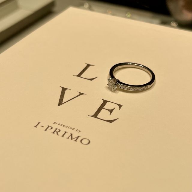 【アイプリモ(I-PRIMO)の口コミ】 デザインが何よりも気に入りました！ダイヤが敷き詰められててこの細さが…