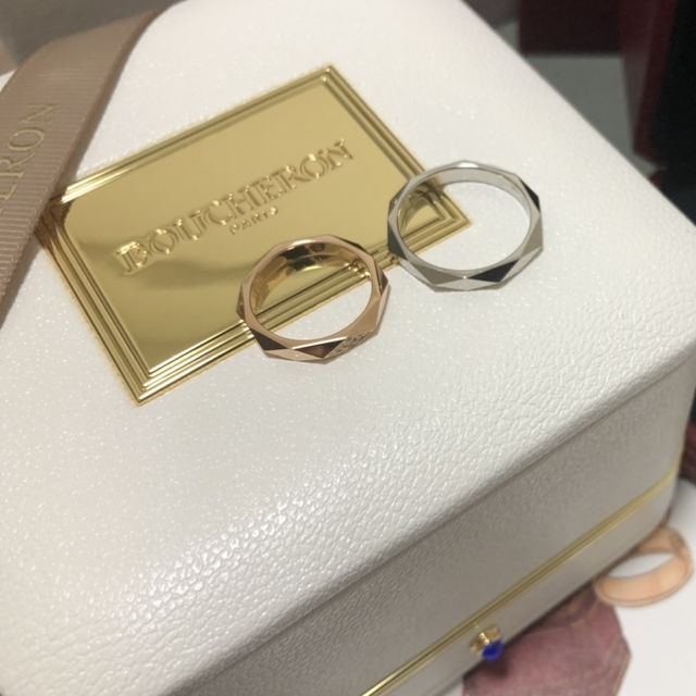 【ブシュロン(BOUCHERON)の口コミ】 カッティングしたデザインが個性的であり、他にはあまりないデザインのた…