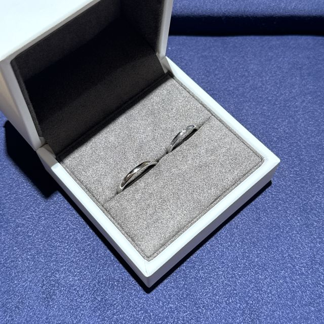 【TOWA(永遠)の口コミ】 女性らしいのはもちろんですが、旦那様とのペアでもあり、ダイヤモンドが…