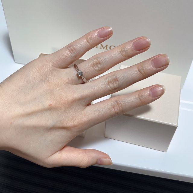 【アイプリモ(I-PRIMO)の口コミ】 ダイヤモンドは0.2Caratで探していましたが、奮発して0.32Caratにしました…