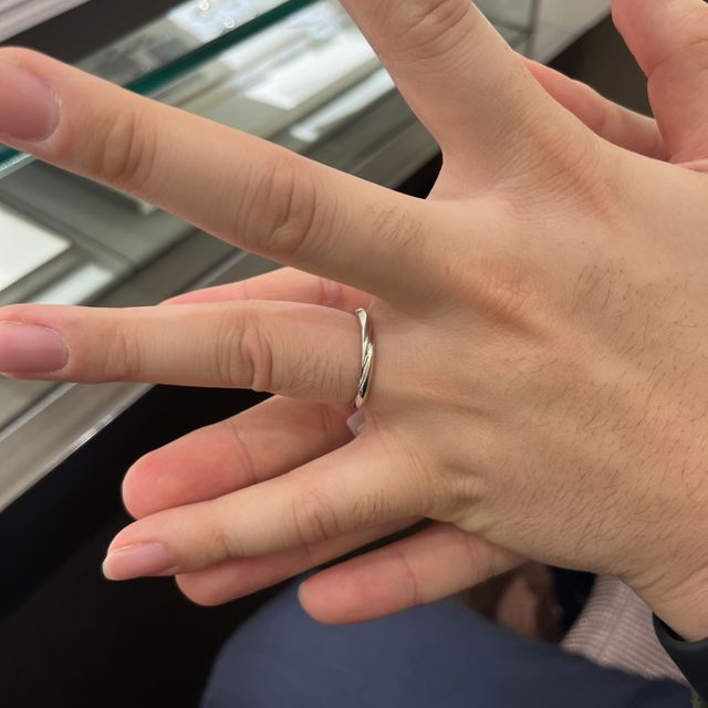 【アイプリモ(I-PRIMO)の口コミ】 元々ファッションでも指輪をしたことが無かったため、結婚指輪の選びが全…