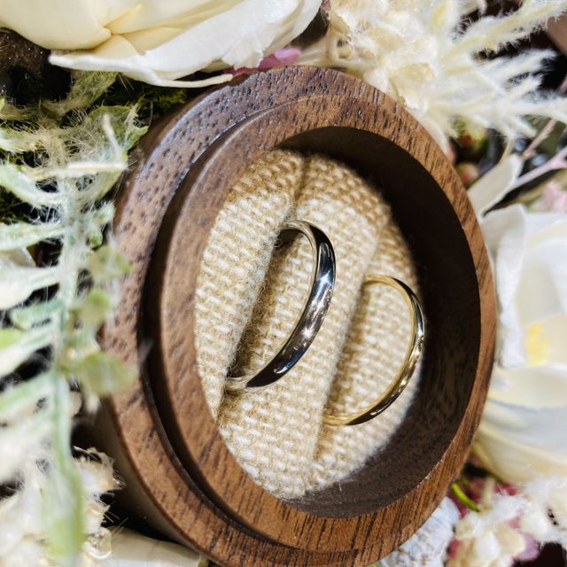 【鎌倉彫金工房の口コミ】 指輪の色やデザインについて、色々調べて行きましたが、実際につけてみる…