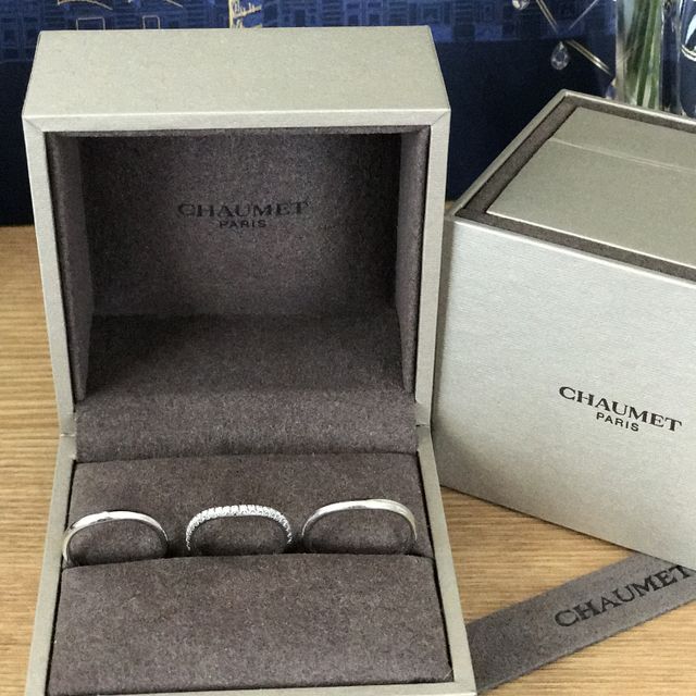 【ショーメ(CHAUMET)の口コミ】 以前より気になっていたショーメのプラチナハーフエタニティリングを求め…