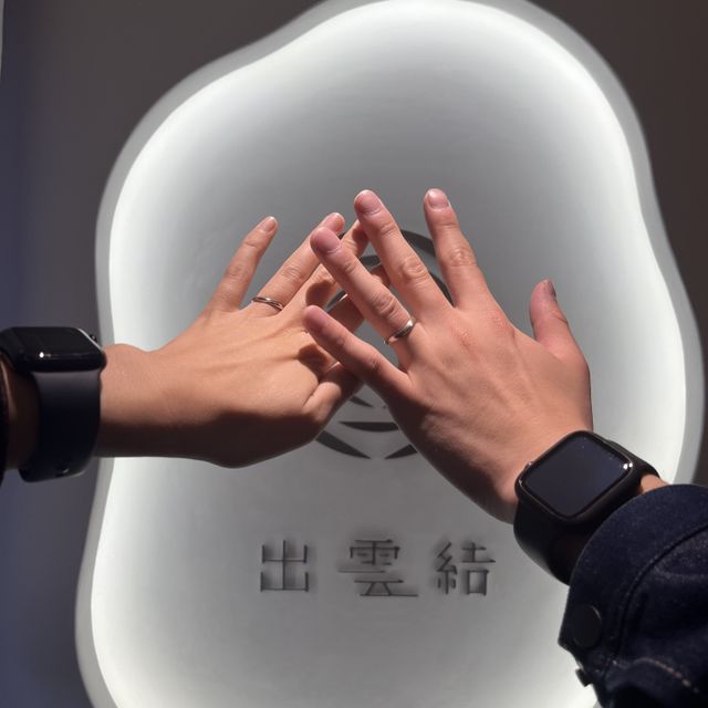 【出雲結(いずもゆい)の口コミ】 デザインがシンプルで普段から付けやすそうだと思いました。数種類からデ…