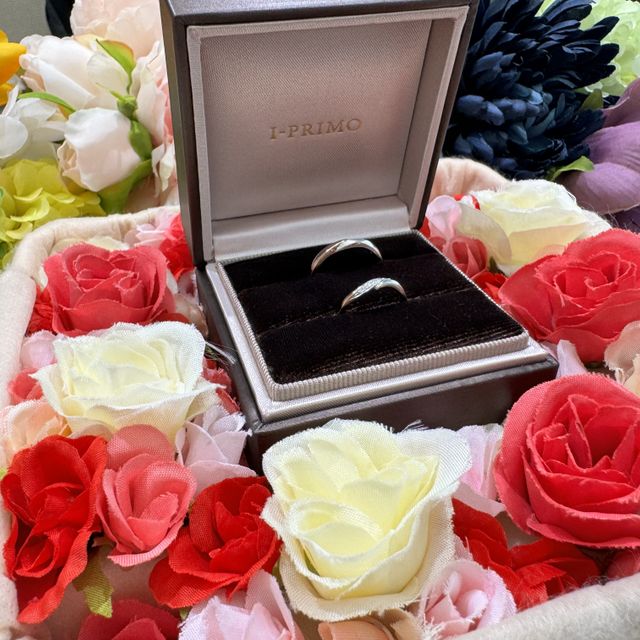 【アイプリモ(I-PRIMO)の口コミ】 指輪の名前に意味があり、一緒になる、結婚するという実感がわきました。…