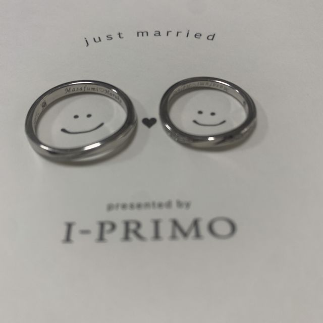 【アイプリモ(I-PRIMO)の口コミ】 男性用のシンプルなリングにもワンポイントがあるので、量産型になりにく…