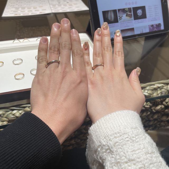 【杢目金屋(もくめがねや)の口コミ】 和のテイストが好きなので、杢目状のデザインが特徴の杢目金屋でも指輪の…