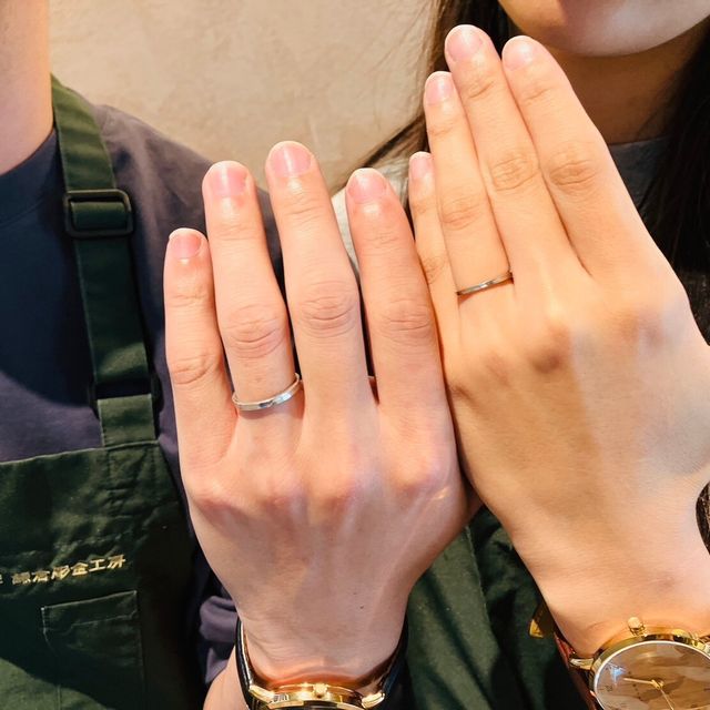 【鎌倉彫金工房の口コミ】 指輪とかは特につけたことがない私でしたが
沢山相談させていただき幅1.5m…