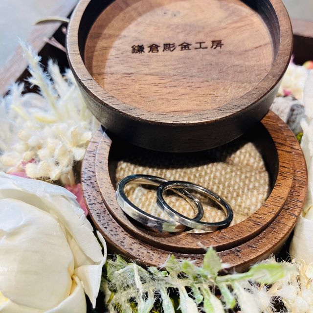 【鎌倉彫金工房の口コミ】 指輪とかは特につけたことがない私でしたが
沢山相談させていただき幅1.5m…