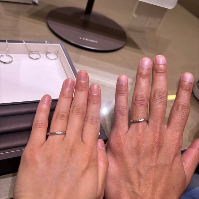 【アイプリモ(I-PRIMO)の口コミ】 初めての結婚指輪選びで何を選んでいいか不安でしたが、店員のアドバイス…