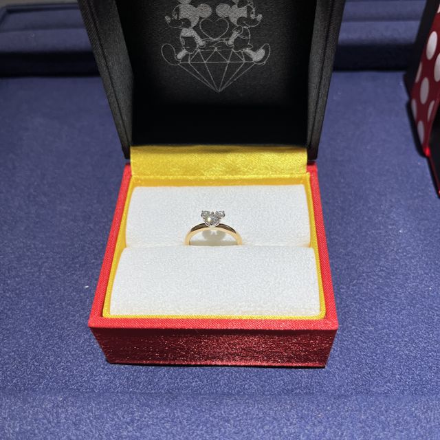 【【閉業】Trinity DISNEY(トリニティ ディズニー)の口コミ】 ダイヤの形がミッキーの形になっているので他にはないようなデザインで個…