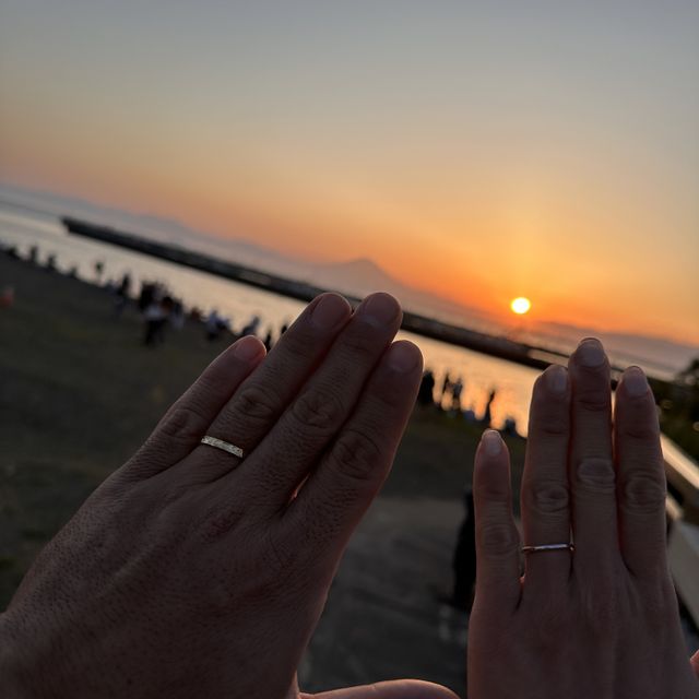 【鎌倉彫金工房の口コミ】 自分達で一からの制作で世界に一つだけの指輪に大変満足してます。結婚式…