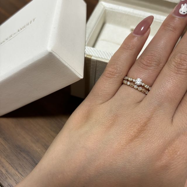 【JKPLANET(JKプラネット)の口コミ】 とても可愛い、ゴールド系の指輪。
重ね付けが可愛いものを、探していて
…