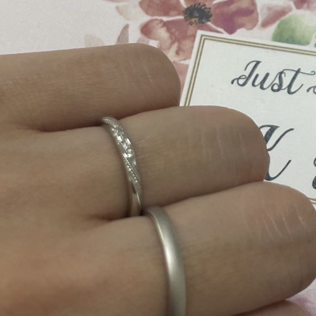 【ECRIN(エクラン)の口コミ】 ミル加工部分ですが、サイズ変更が可能になっています。ダイヤにこだわり…