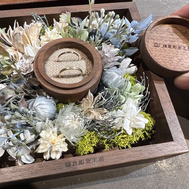 【鎌倉彫金工房の口コミ】 交際している時から2人でレザークラフトや陶芸など、何かを一緒に作りに行…