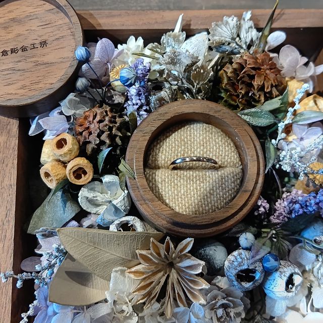 【鎌倉彫金工房の口コミ】 手作りが出来て、世界に1つだけの指輪。デザインも手作りだからこそでる味…