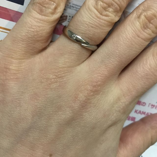 【JEWELRY  KAMATA(ジュエリーかまた)の口コミ】 自分たちだけのオリジナルデザインで指輪を作成させてくれるということで
…