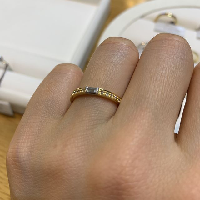 【JEWELRY STUDIO Advance(ジュエリースタジオアドバンス)の口コミ】 指輪の決め手のテイストは、シンプルな中にも個性があり、長く着用できそ…