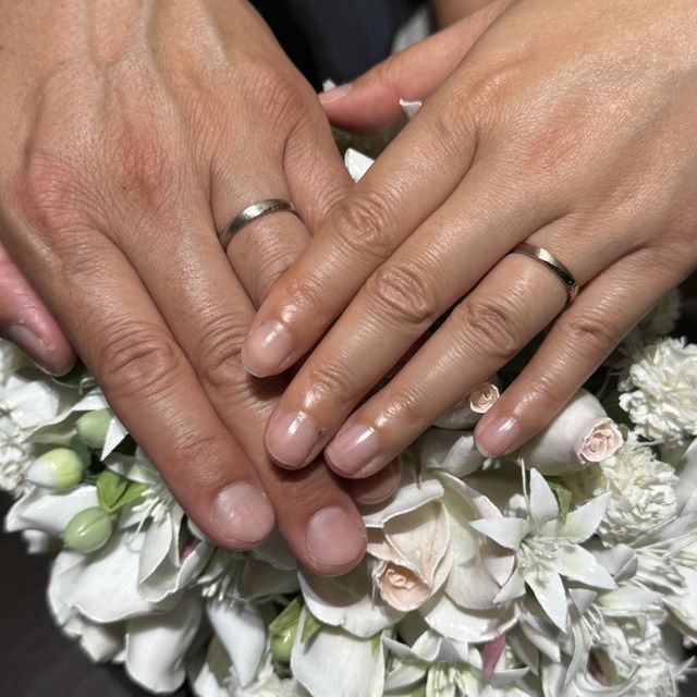 【TANZO.(鍛造指輪)の口コミ】 素材、指輪の太さなど豊富なデザインから選べたので唯一無二の特別な結婚…