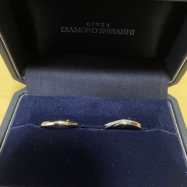 【銀座ダイヤモンドシライシの口コミ】 着けていないような着け心地の良さと、ダイヤ、プラチナの質の良さ、美し…