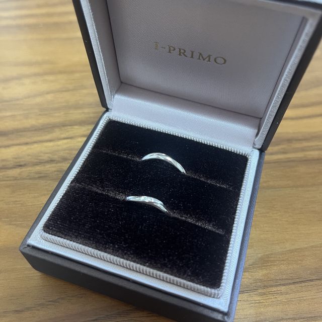 【アイプリモ(I-PRIMO)の口コミ】 結婚指輪のルキナは付け心地の良さがバツグンで、付けていても違和感を感…
