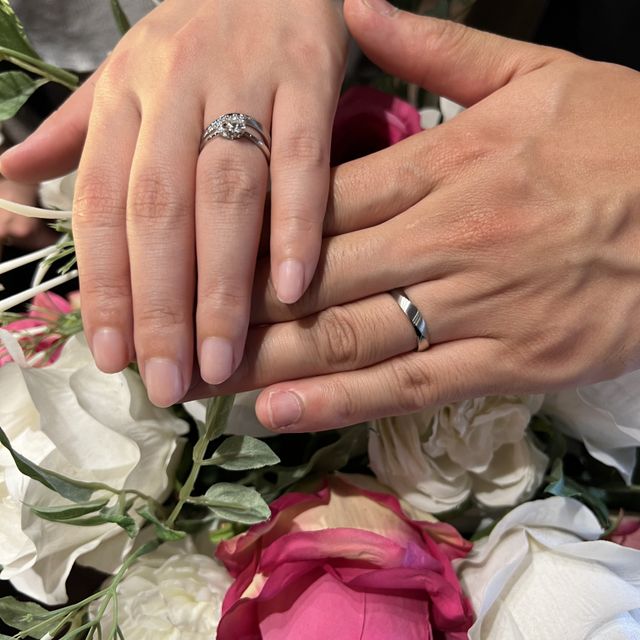 【TANZO.(鍛造指輪)の口コミ】 お互いの指に似合うデザインを妥協せずに作っていけます。指が綺麗に見え…