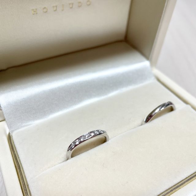 【宝寿堂(ほうじゅどう)の口コミ】 指が綺麗に見えるウェーブ型の中で、いちばんキラキラ輝いているものを選…