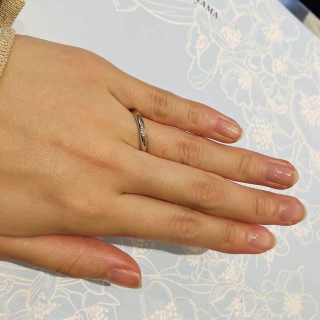 【ヴァンドーム青山(VENDOME AOYAMA)の口コミ】 指輪のデザインはさまざまなものがありました。指輪の形にも何種類かある…