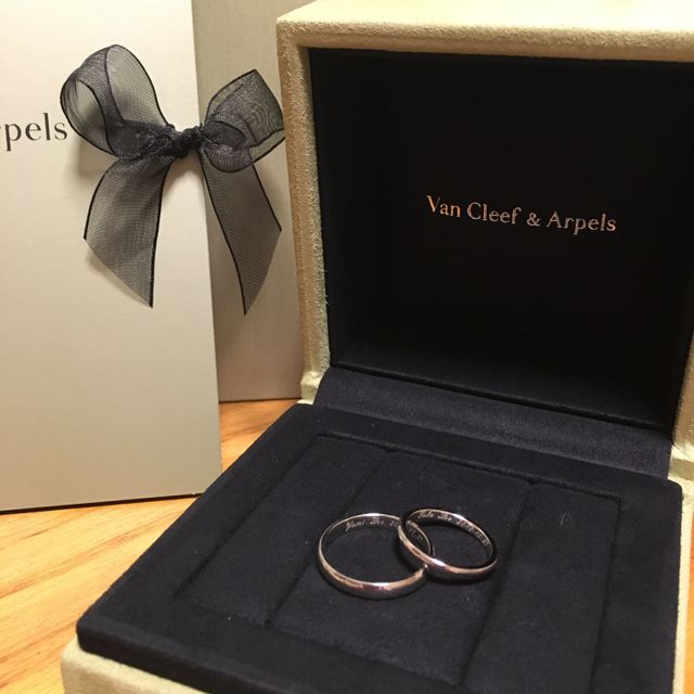 【ヴァン クリーフ＆アーペル(Van Cleef & Arpels)の口コミ】 ずっと憧れていたヴァンクリーフ&アーペル。そして石も装飾もなしでシ…