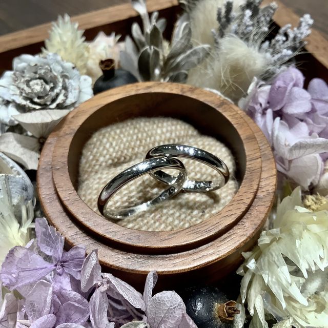 【鎌倉彫金工房の口コミ】 デザインは手作りなのに仕上がりはとてもピカピカでお店で買ったような仕…