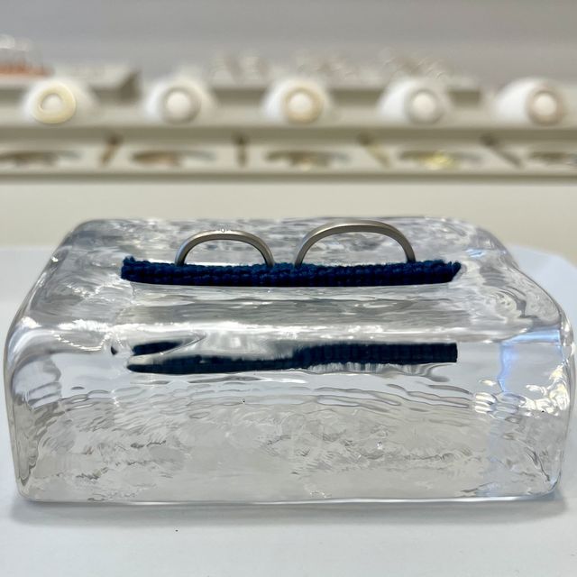 【mina.jewelry(ミナジュエリー)の口コミ】 マルシカクというこのお店ならではの形のデザインです。他とは少し違うと…