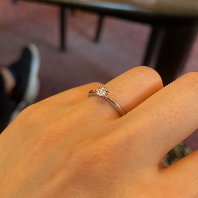 【ケイウノ ブライダル(K.UNO BRIDAL)の口コミ】 母から「婚約指輪のダイヤを受け継いでいってほしい」という想いを聞いて…