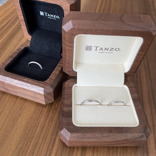 【TANZO.(鍛造指輪)の口コミ】 鍛造製法でつくる指輪なので、丈夫でしっかりしており、着け心地もしっと…