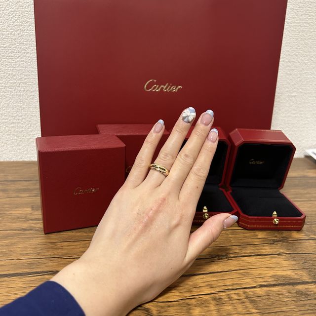 【カルティエ(Cartier)の口コミ】 おすすめポイントは、デザインです。3連になっていてそれぞれに意味がある…