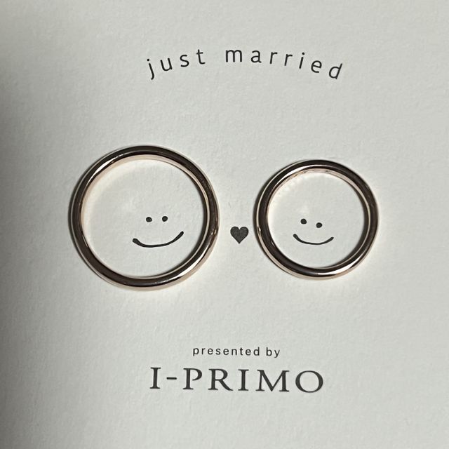 【アイプリモ(I-PRIMO)の口コミ】 シンプルなよくあるデザインだけど肌馴染みの良いピンクゴールドで周りと…