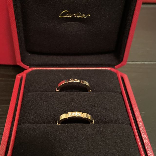 【カルティエ(Cartier)の口コミ】 デザインが美しいです。女性用は、ダイヤもついているタイプにしたので本…